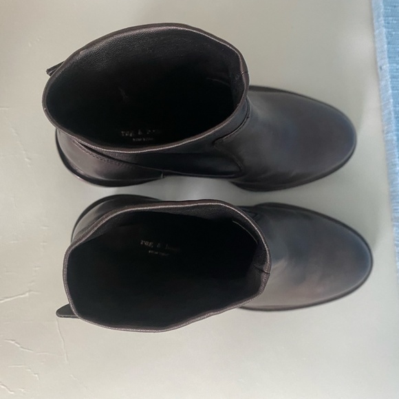 New, rag & bone, "Soren" , Leather, Black, Ankle Boot, Bootie, Women's Size 6 - Picture 13 of 16